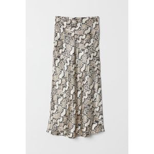 H&M Snake Midi Skirt